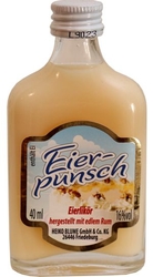 Eier-likor Punsch Rum 16% 40ml miniatura