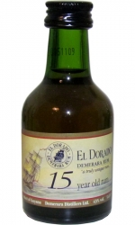Rum El Dorado 15 let 43% 50ml Miniatura