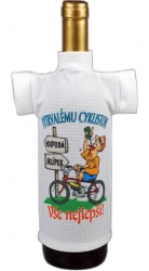 Tričko dárkové na láhev Vytrvalému cyklistovi