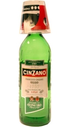 Vermut Cinzano Extra Dry 18% 1l sklenička