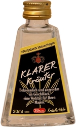 Klarer Kräuter 36% 20ml Krugmann miniatura