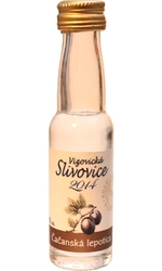 Slivovice Čačanská lepotica 2014 50% 20ml Sada-V2