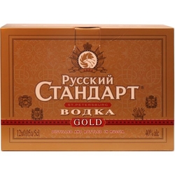 Vodka Russian Standard Gold 40% 50ml x12