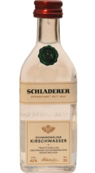 Kirschwasser 42% 30ml Schladerer miniatura etik3