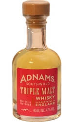 Whisky Adnams Triple Malt 47% 40ml v Set Whiskey