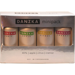 vodka Danzka Sada Minipack č.1 50ml x4 miniatury