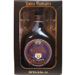 Tatra Balsam špeciál 52% 0,7l 2x sklenka štamprle
