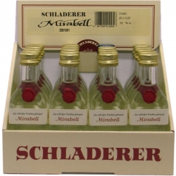 Mirabell 42% 30ml x20 Schladerer miniatura