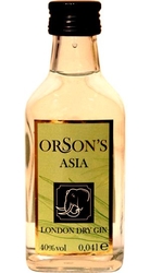 Gin Orsons Asia 40% 40ml v Sada Collection