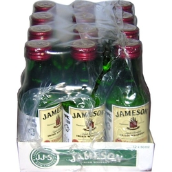 Whisky Jameson 40% 50ml x12 miniatur etik2