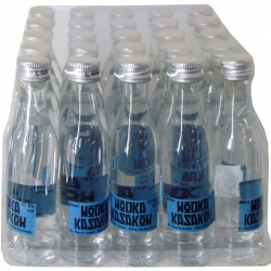 Wodka Kasakow 37,5% 40ml x25 Dr.Rauch miniatura