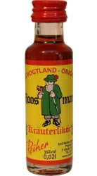 Krauter Likor Moosmann 35% 20ml Reiher miniatura