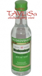 vodka Moskovskaya 40% 40ml miniatura