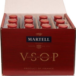 Martell VSOP fine cognac 40% 30ml x12 mini etik2