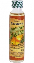 Williams Birnenlikor 30% 20ml Drexlers miniatura
