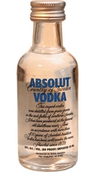 vodka Absolut Clear 40% 50ml miniatura