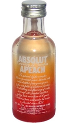 Vodka Absolut Apeach 40% 50ml miniatura
