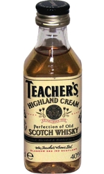 whisky Teachers scotch 40% 50ml miniatura etik2