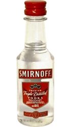 vodka Smirnoff clear 40% 50ml miniatura