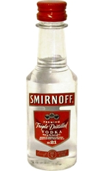 vodka Smirnoff clear 40% 50ml miniatura