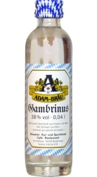 Gambrinus Adam-Brau 38% 40ml Liebl miniatura