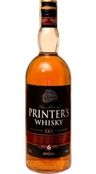 Whisky Printers 40% 0,7l 6-years Stock