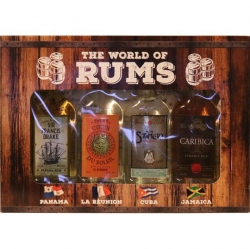 Sada The World of Rums 40ml x 4ks miniatur