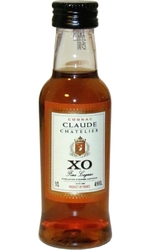 Koňak Claude Chatelier XO 40% 50ml miniatura etik2