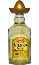 Tequila Sierra gold 38% 40ml miniatura etik2
