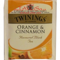 čaj přebal Twinings IT Orange a Cinnamon