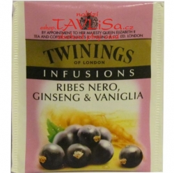 čaj přebal Twinings IT Ribes Nero Ginseng Vaniglia