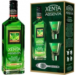 Xenta Absenta 70% 0,7l Box 2x sklo + lžička