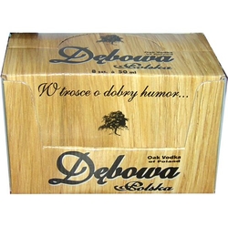 Vodka Debowa Original 40% 50ml x8 Polsko miniatur