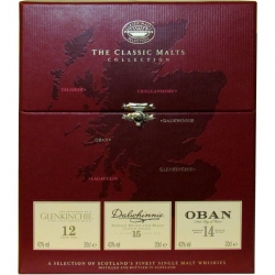 Whisky Collection Malts 3x 0,2l sada č.1 červená