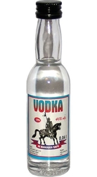 Vodka Blanický Rytíř clear 40% 40ml kůň miniatura