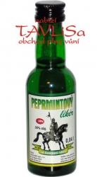 Zelená Peprmintový likér 30% 40ml Liho miniatura