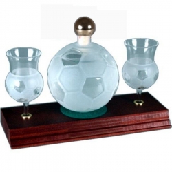 sklo Fotbalový míč 0,35l pohárky, jméno Afra