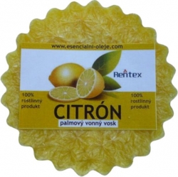 Vonný vosk citrón 30g Palmový Rentex