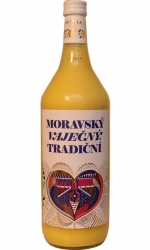 Vaječný likér Moravský 14% 1l Metelka