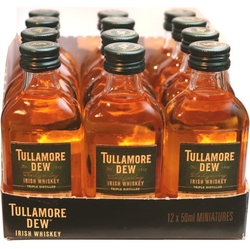Whisky Tullamore Dew 40% 50ml x12 miniatur etik3