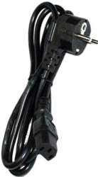 Kabel napájecí 230V k PC 1,8m černý OEM