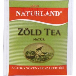 čaj přebal HU Naturland Zold Tea Natúr