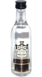 vodka Smirnoff black clear 40% 50ml miniatura