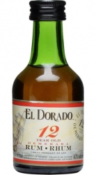 Rum El Dorado 12 let 40% 50ml Miniatura