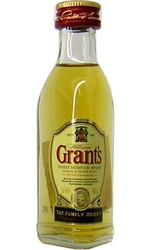 Whisky Grants 40% 50ml miniatura etik2