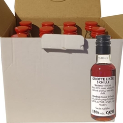 Griotte likér s chilli 18% 50ml x12 Fruko miniatur