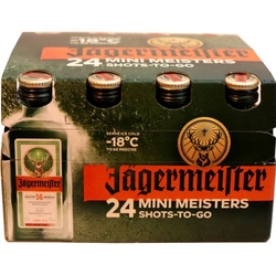 Jagermeister 35% 20ml x24 Germany miniatura etik3