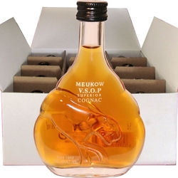 Cognac Meukow V.S.O.P. 40% 50ml x12 miniatur