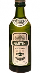 Vermut Martini Extra Dry 18% 50ml miniatura etik2