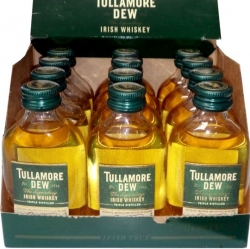 Whisky Tullamore Dew 40% 50ml x12 miniatur etik2
